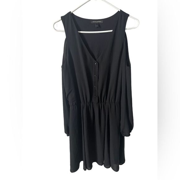 Banana Republic Factory Dresses & Skirts - Banana Republic Factory Black Cold Shoulder Dress